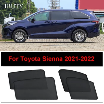 За Toyota Sienna 2021 2022 Нови Аксесоари Магнитен Авто Козирка Мрежести Завеси Странично Прозорец на сенника UV Топлината на сенника