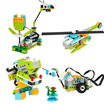НОВИ Технически Детайли WeDo 3,0 Роботика Строителен Набор от Градивни елементи са Съвместими С Wedo 2,0 45300 Развитие на DIY Стволови Играчки