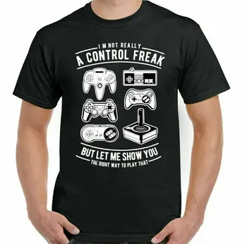 Детска Тениска Control Freak Мъжки Забавно Ретро Видео Игра