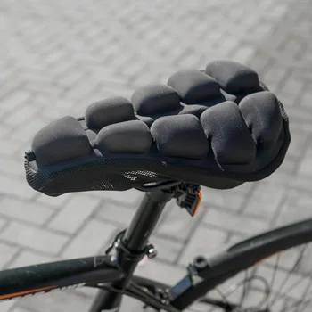 3D Мека Мотор Въздушна Възглавница Седалка Калъф За Колоездене Седалки Надуваема ПУ въздушна Възглавница Седлото Седалка за Планински Велосипед Универсални Аксесоари За Велосипеди