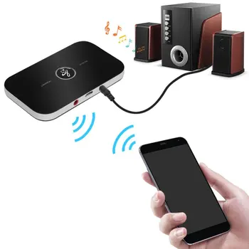 Обновен Две-в-едно Bluetooth 5.0 Аудио Предавател, Приемник, AUX Жак, USB Ключ Музикален Безжичен Адаптер За Автомобилни КОМПЮТРИ ТЕЛЕВИЗИЯ Слушалки