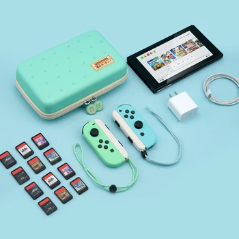 GeekShare Калъф За Съхранение на Nintendo Switch Пътен Преносим Твърд Защитен Калъф За Nintendo Switch OLED е Лесно да се носи с каишка