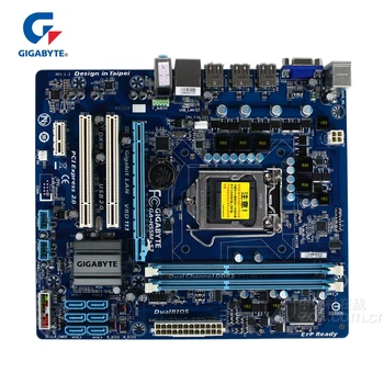 Gigabyte GA-H55M-S2 100% Оригинална дънна платка LGA 1156 DDR3 е 8 GB H55 S2 H55M-S2 Десктоп дънна платка дънната Платка се Използва i7 i5 i3