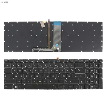 Новата Френска клавиатурна Подредба AZERTY За лаптоп MSI GT72 GS60 GS70 WS60 GE72 GE62 с ЧЕРНА Подсветка без РАМКА WIN8