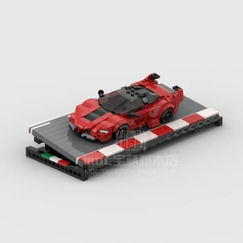 Moc-111580 Скорост Шампион на Серия модел дисплей паркоместа Строителни Блокове Тухла Творчески Гараж Играчки за Момчета, Подаръци