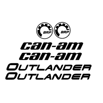 Автомобилна стикер за Класическа CAN-AM TEAM Outlander Маверик ЛОГОТО на BRP СТИКЕР ЕМБЛЕМА на Слънцезащитни продукти е от Водоустойчив PVC, 30 см. * 20 см
