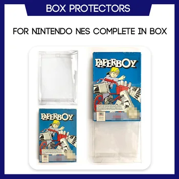 Протектор Кутии За игри на Nintendo NES CIB Complete In Box Обичай Прозрачна Пластмасова Обвивка