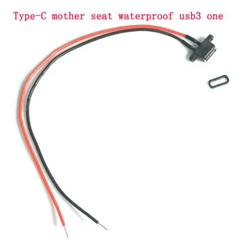 Тип-C водоустойчив конектор заваръчна тел розетка тип C порт интерфейс за зареждане 2pin с вход за заваръчна тел