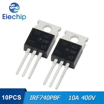 10ШТ IRF740PBF IRF740 MOSFET Транзистор 10A 400V TO-220