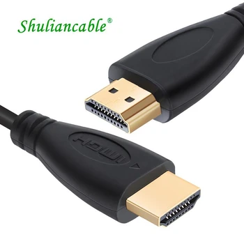 Shuliancable HDMI-съвместим кабел 1 м-20 м, видео кабели 1.4 1080P 3D позлатен кабел, и висока скорост на HD TV XBOX PS4 компютър
