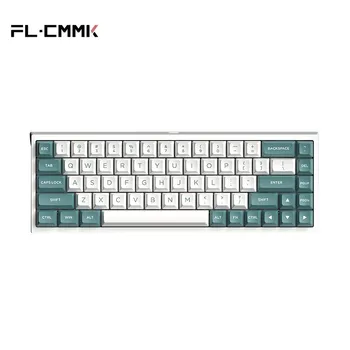 FL · ESPORTS FL680 Трехрежимная механична клавиатура 68 клавиши RGB с възможност за гореща подмяна на 2,4 G Безжична жичен Bluetooth Win / Mac / iPad