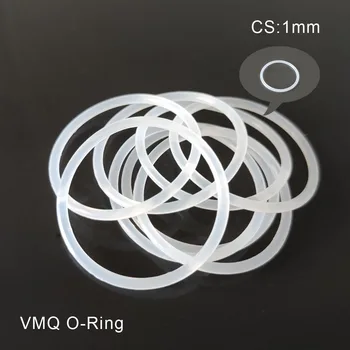 Силиконов каучук OD3 CS дебелина на уплътнения колцеобразного запечатване VMQ 1mm силикон/4/4.5/5//6/7/8/9/9.5/10/11/12/13/14/15/16/17-44* Водоустойчив уплътнител 1 мм
