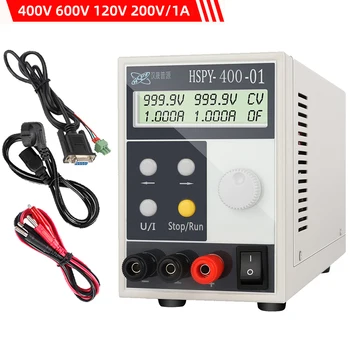 HSPY 220 В Лабораторни Pulse Регулируем Източник на Захранване 400 v/120/600/200 В 1A Лабораторен 0.001 A Стабилизатор на напрежение и Регулатор на ток