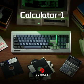 Калкулатор Domikey Череша Профил abs doubleshot keycap за клавиатура mx poker 87 104 xd64 xd68 BM60 BM65 BM68 BM80