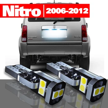За Dodge Nitro 2006-2012 Аксесоари 2 бр. led лампа регистрационен номер 2007 2008 2009 2010 2011