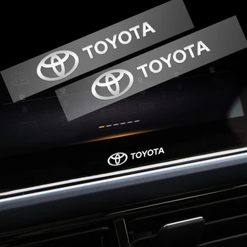10 бр. Логото на Автомобила Централна Конзола UV Етикети за Toyota Camry, Corolla RAV4 Highlander FJ Cruiser и Land Yaris автоаксесоари Интериор