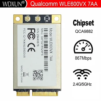 COMPEX WLE600VX 7AA I-TEMP MINI PCIE QUALCOMM Atheros QCA9882 WIFI модул MIMO 802.11 ac безжична мрежова карта индустриален клас