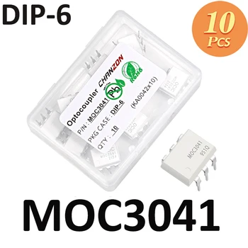 MOC3041 MOC3041M DIP DIP6 Оптопара Фотоелектричния Оптоизолятор Оптосимисторный съединител Нов и оригинален чип в наличност Chanzon
