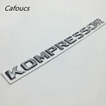 ЗА Mercedes Benz Kompressor Емблема Заден Багажник Икона Надпис наставка с Логото на Етикети CLK SLK SL CLS ML A B C S R Клас