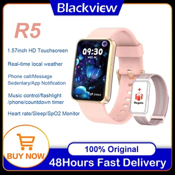 Blackview R5 Женски Мъжки Умен Часовник Bluetooth Smart-Часовници Фитнес Монитор на Сърдечния Ритъм Сън IP68 Водоустойчив Смарт Часовници Android и IOS
