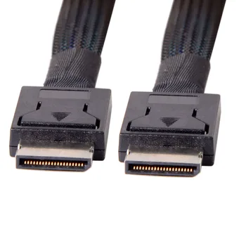 CY OCuLink PCIe PCI-Express СФФ-8611 4и до OCuLink СФФ-8611 SSD Активен кабел за пренос на данни от 50 см