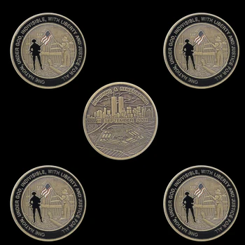 5ШТ САЩ терористичните атентати на 11 септември В Чест на един незабравим Спомен на Символичен Разговор Монета в САЩ