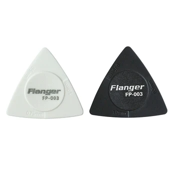 Флангер 10шт Триъгълни медиатори 1,0 0,75 0,5 мм Дебелина на материала PC + ABS Мини медиатори