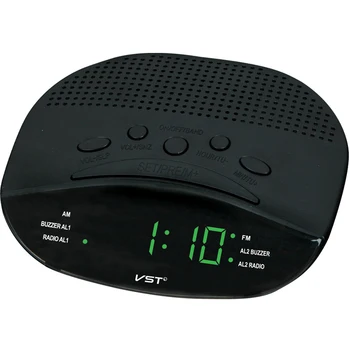 LED Аларма AM FM Радио с Двоен Алармено един сигнал Функция за Повторение на Съня срокове Настолни Часовници Електронни настолни часовници