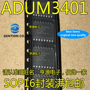 5 бр. ADUM3401ARWZ ADUM3401ARW ADUM3401 СОП-16 Изоляторный чип в присъствието на 100% чисто нов и оригинален