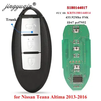 S180144017 Авто Умно Дистанционно Ключ 433,92 Mhz ID47 за Nissan Altima Maxima Teana Pathfinder Титан 2013-2016 без Ключ KR5S180144014