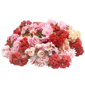 Lucia Crafts 30 бр. Глави Букет от изкуствени цветя Декор За Сватбени партита Цветя DIY Материали A0303