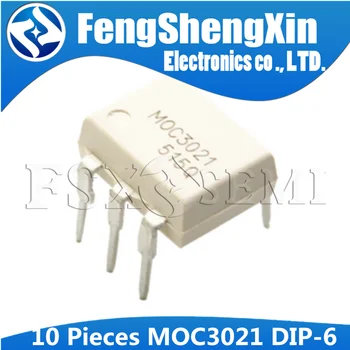10 бр./лот MOC3021 DIP-6 фотоелектричния съединител IC DIP